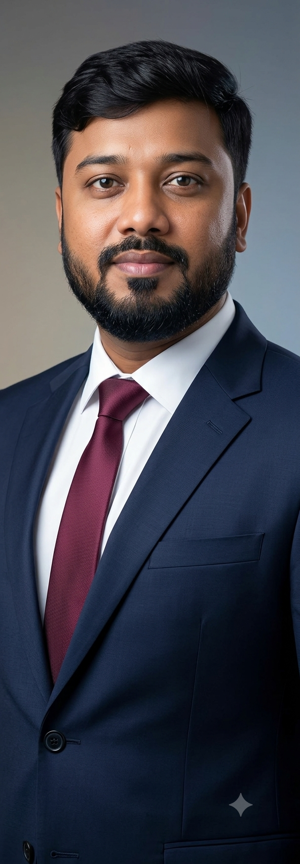 Founder of NICWIN Window & Door Systems in professional business attire