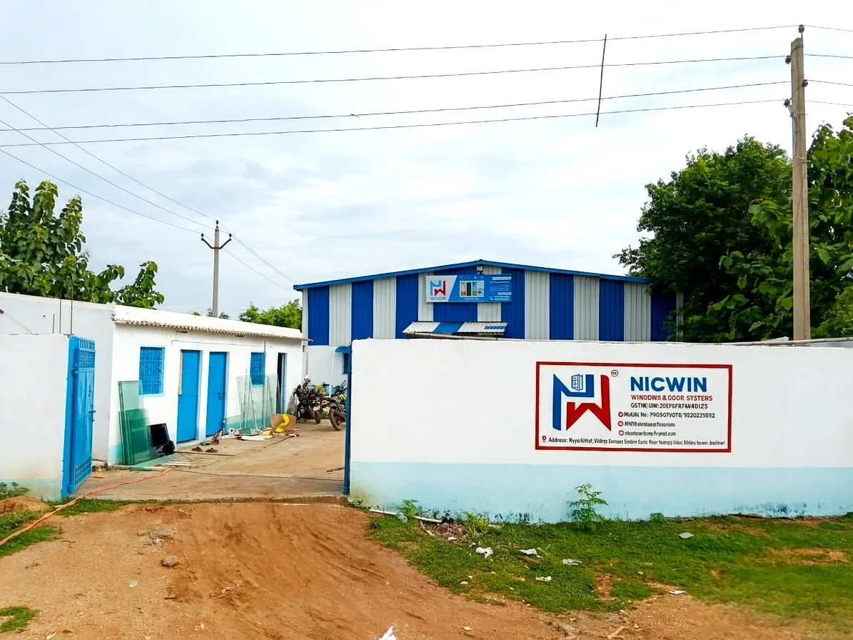NICWIN Window & Door Systems manufacturing facility producing premium uPVC, Aluminium, and Steel window and door solutions.