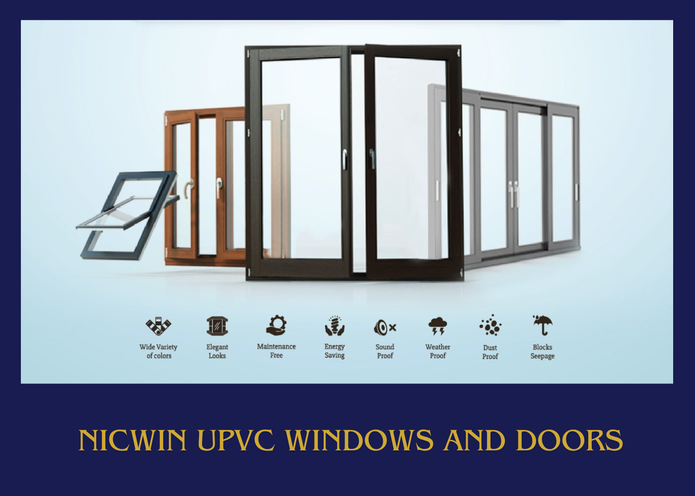 Nicwin windows and door systems